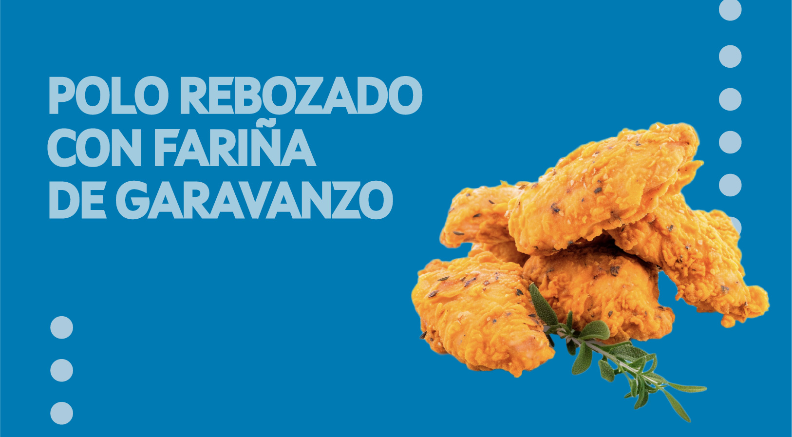 polo rebozado con fariña de garavanzo