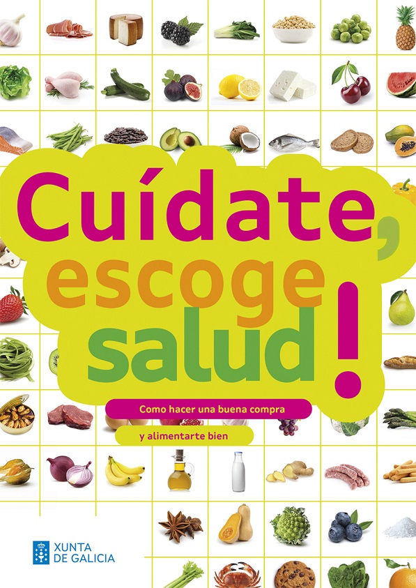 Folleto de compra y aliméntate bien